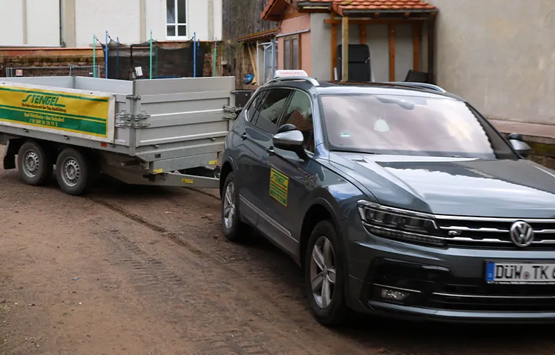 VW Tiguan mit Anhänger
